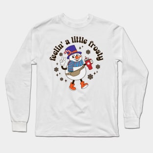 Feeling A Little Frosty, Snowmies T-Shirt Long Sleeve T-Shirt